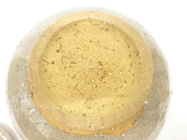  唐津焼　井上東也造　絵唐津　水指